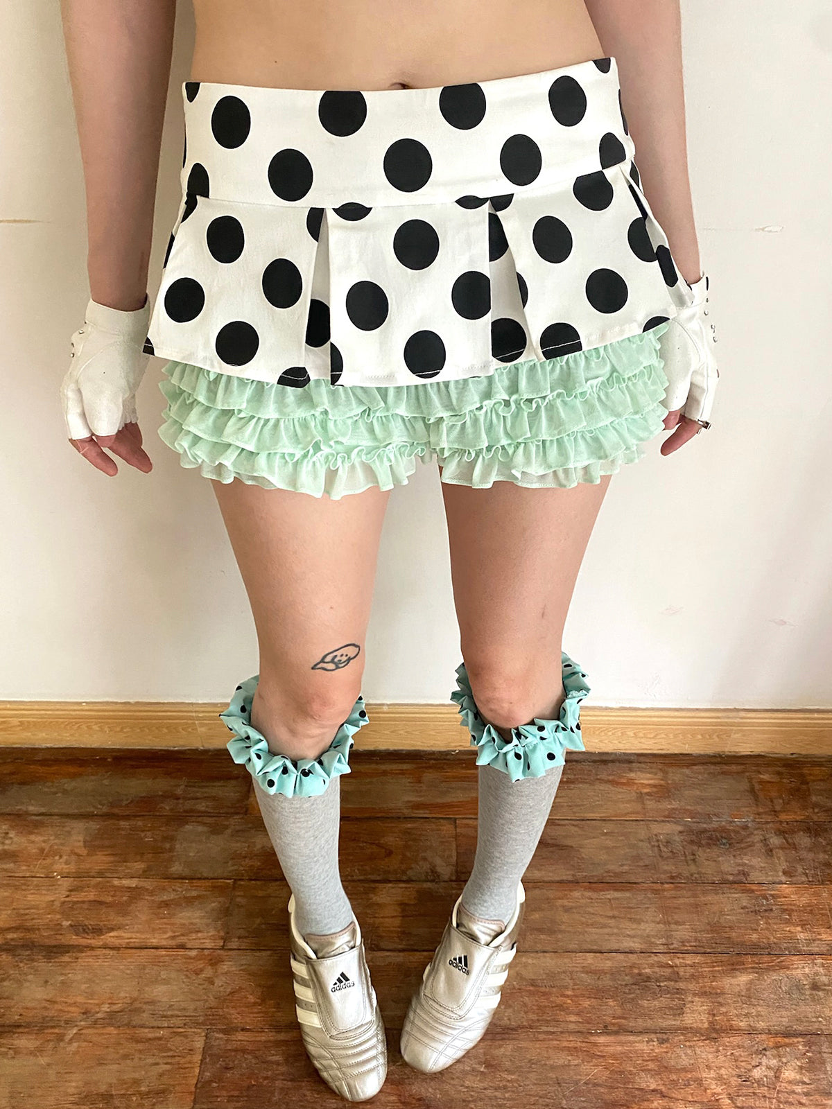Stretch Lace Dot Shorts