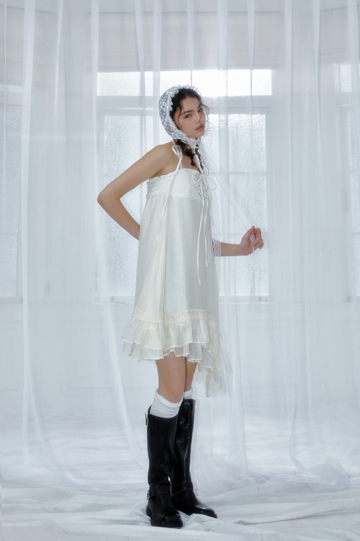 Halterneck irregular Convertible Tube/Skirt 2-in-1
