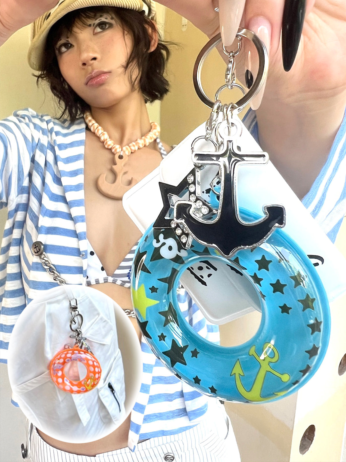 Fountain Phone Charm Pendant