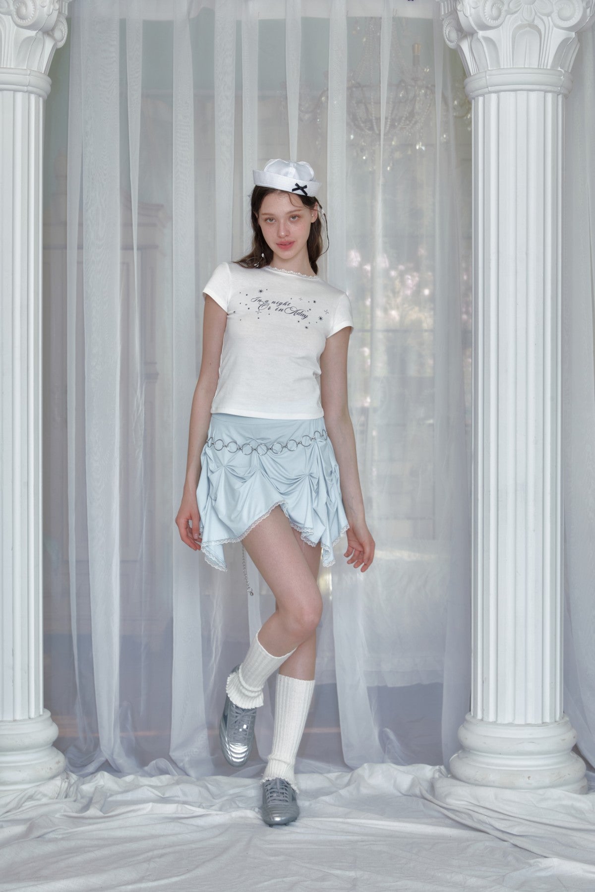 Star print T-shirt