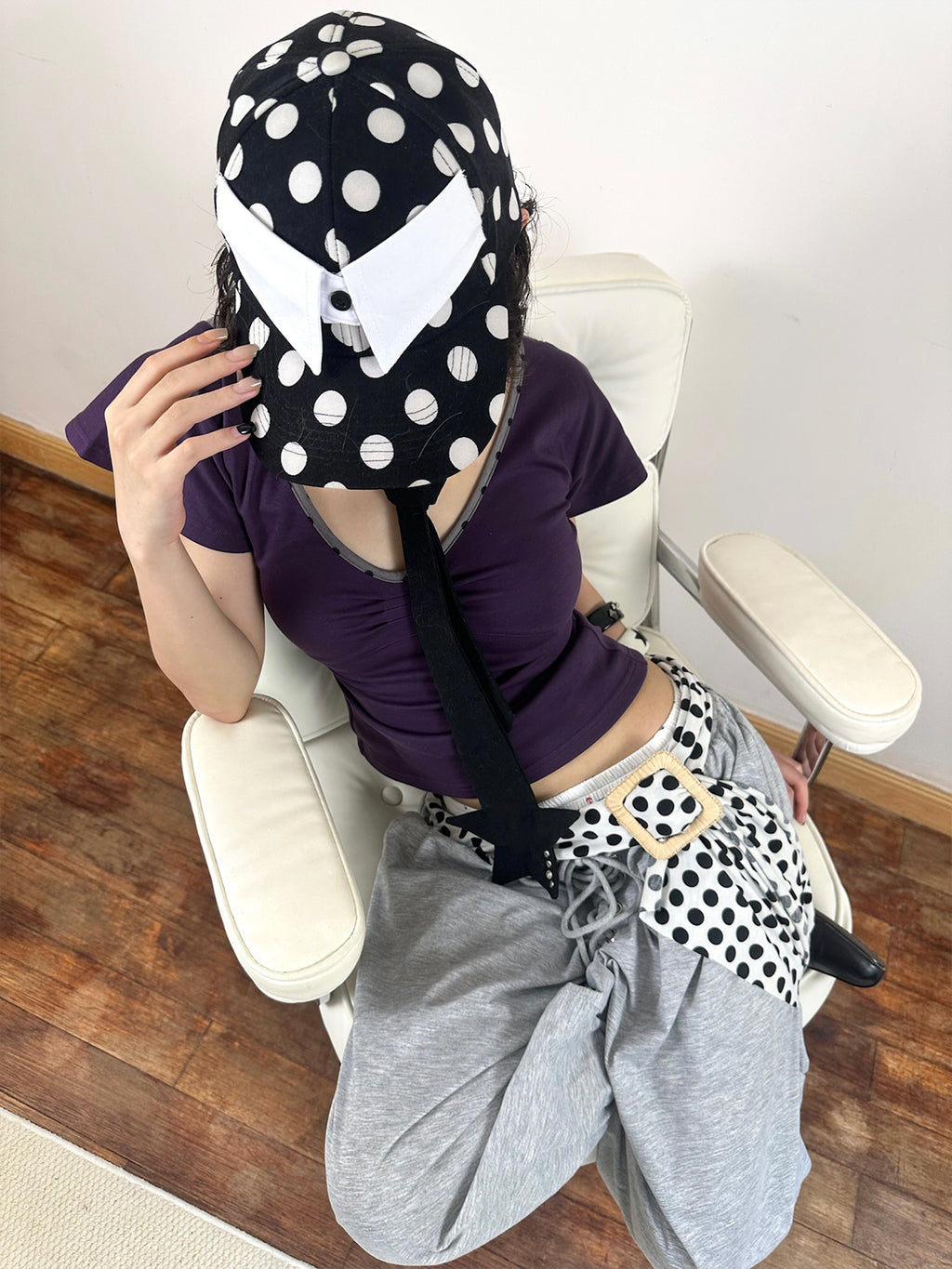 Polka Dot Baseball Cap