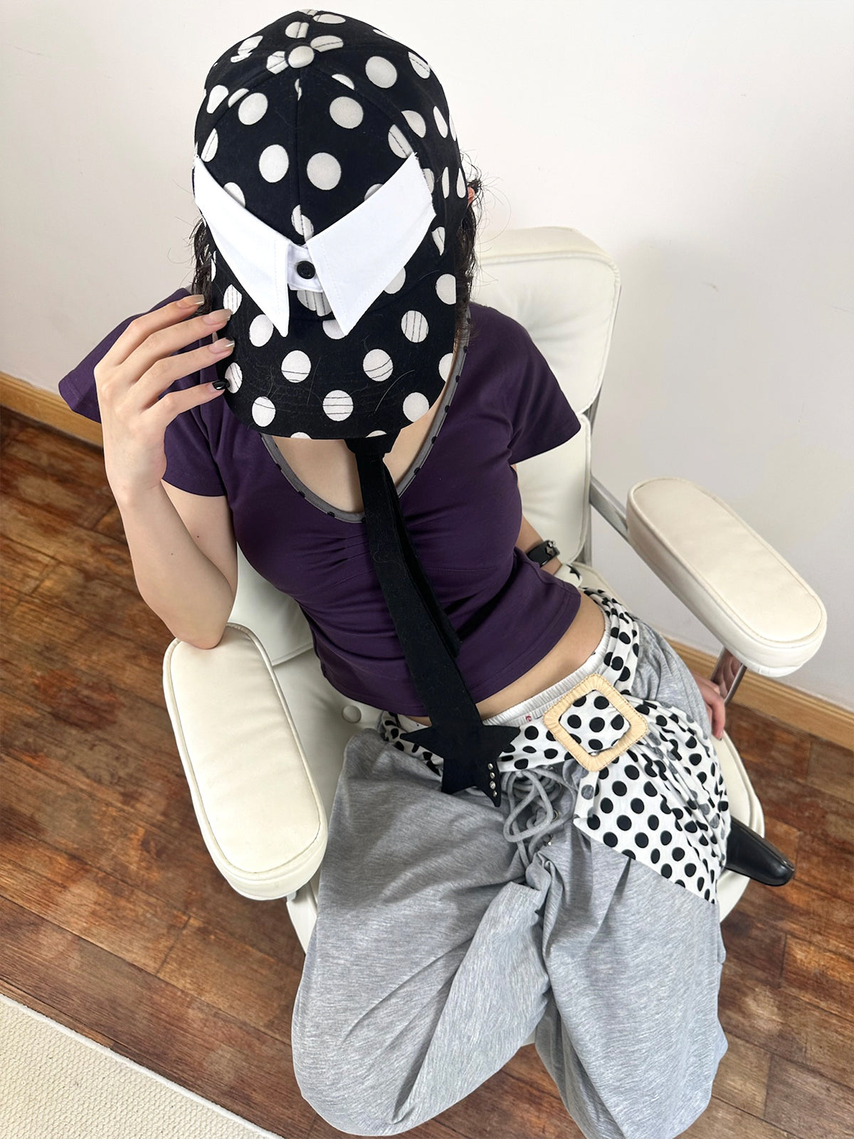 Polka Dot Baseball Cap