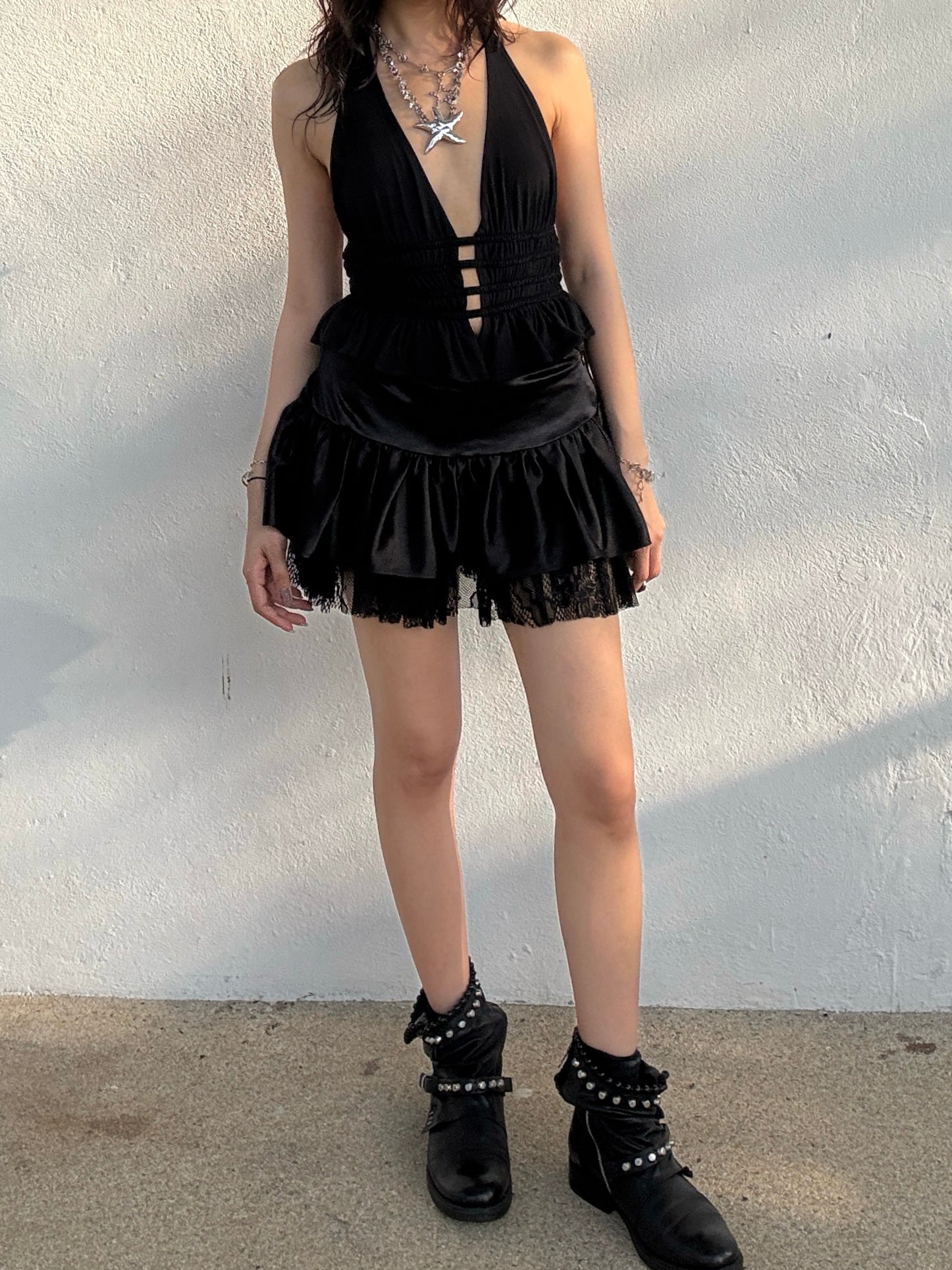 Bodycon Halter Slip Top