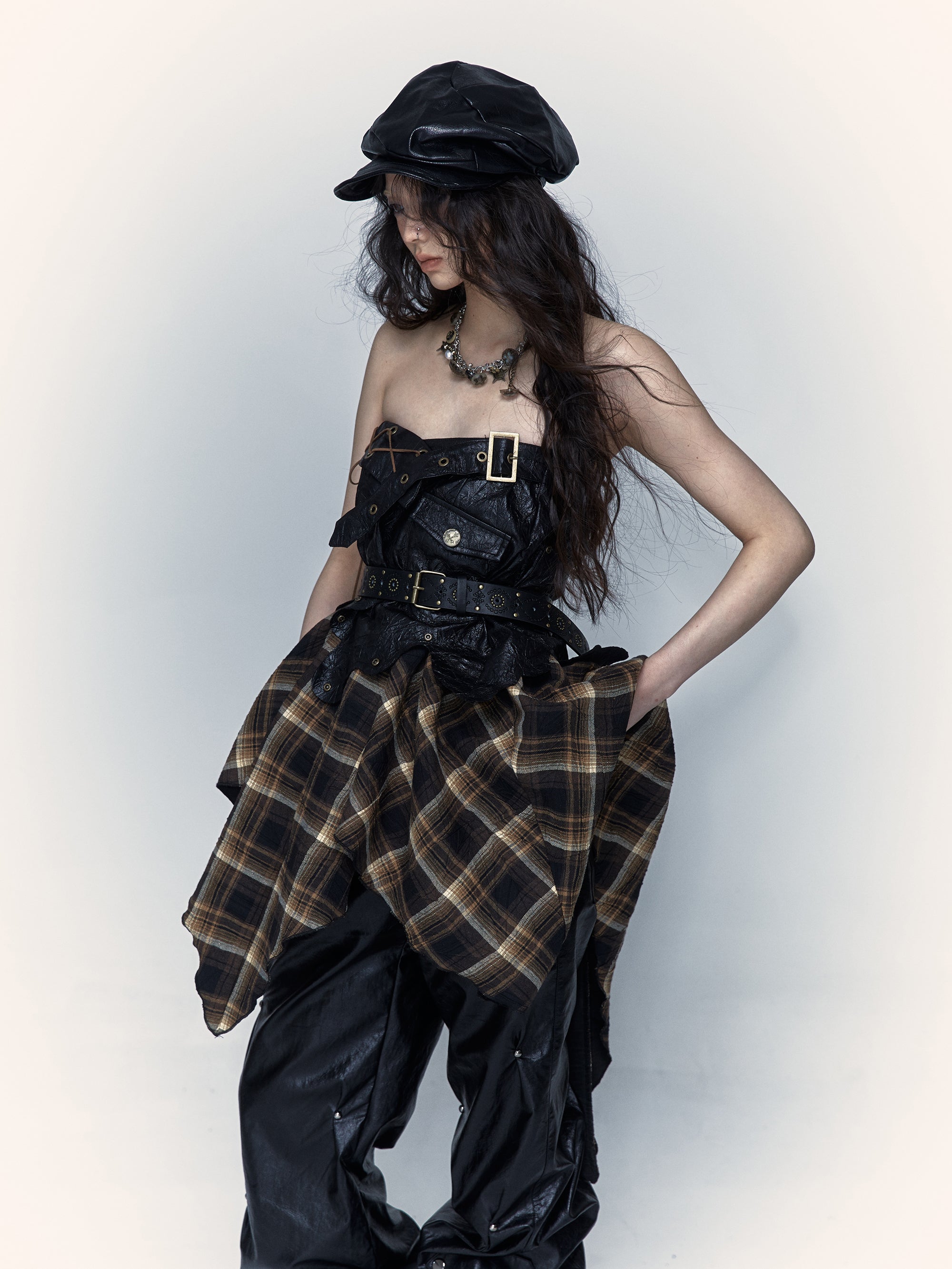 Bodice Paneled 2-in-1 Strapless Dress/Skirt