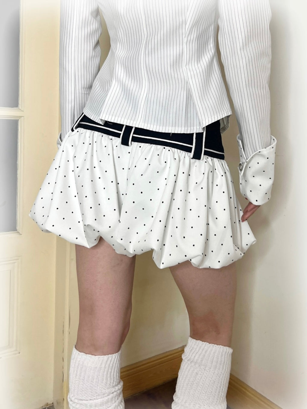 Polka Dot Loose Comfort Short Bloomer Shorts