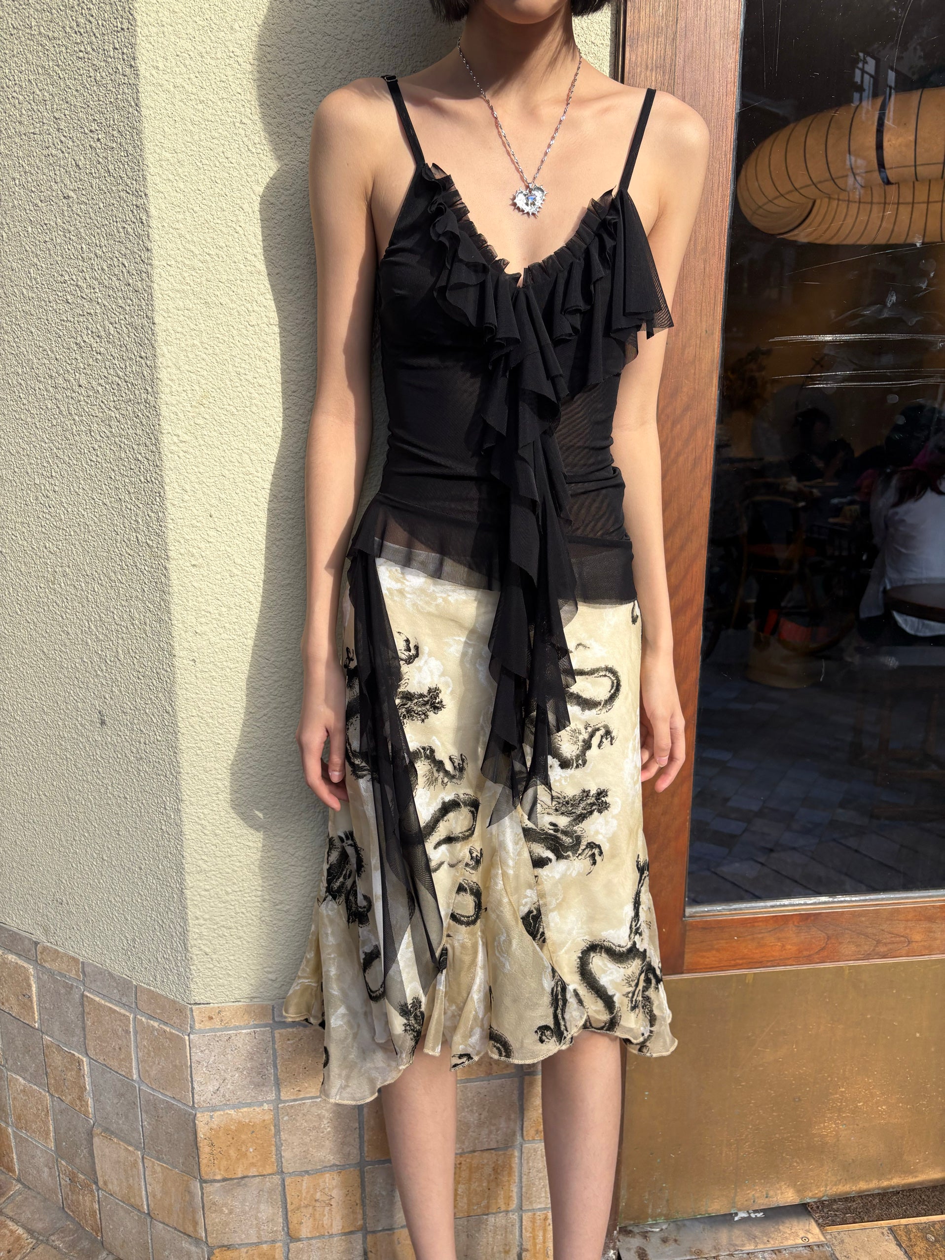 Flowy Ruffle Strap Suspenders