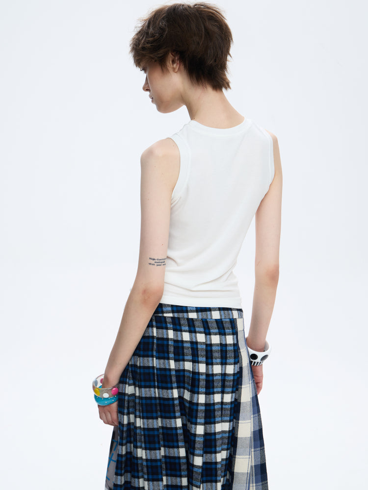Inspired Print Stretch Versatile Tank Top
