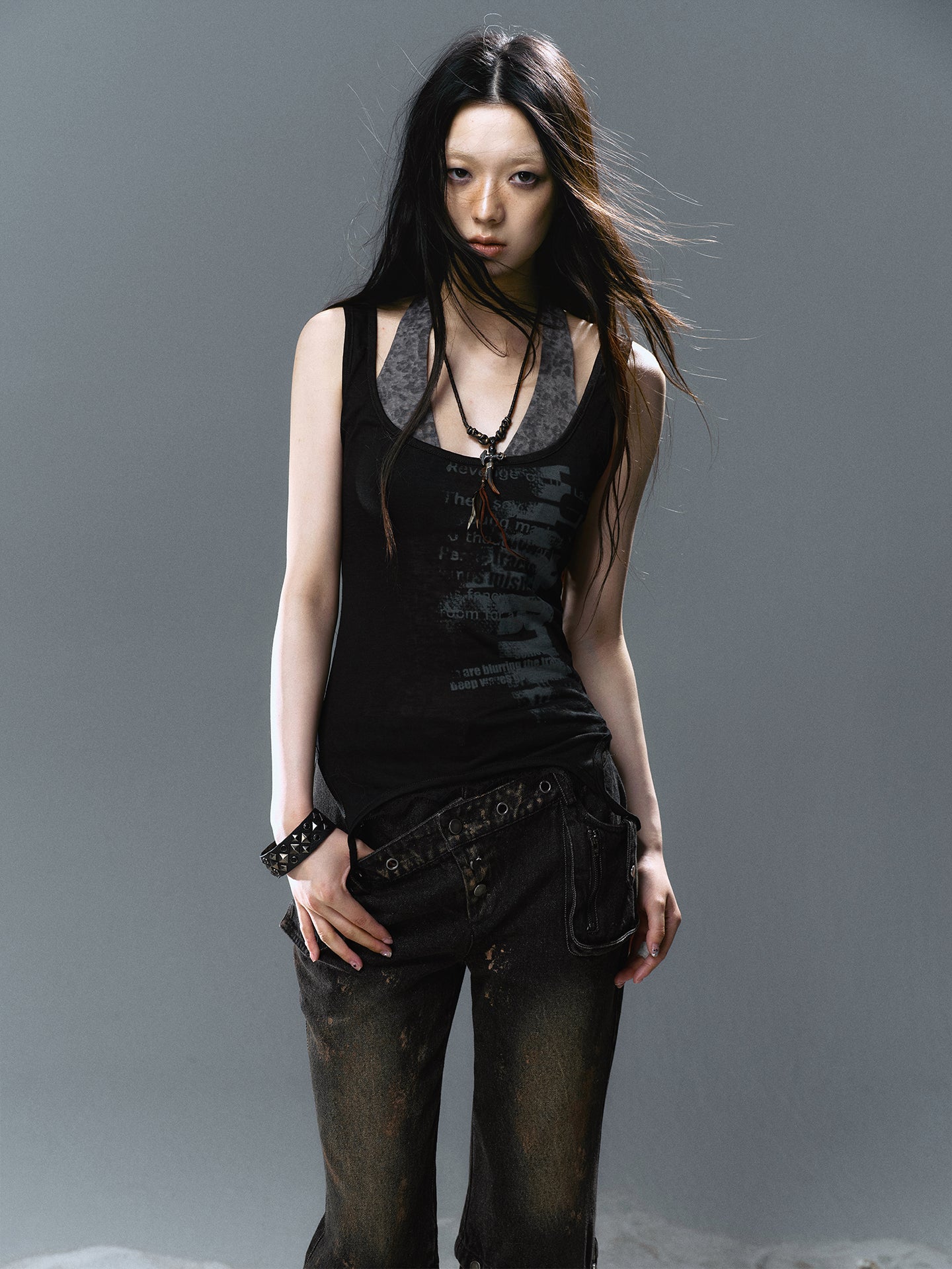 Two layered tank tops