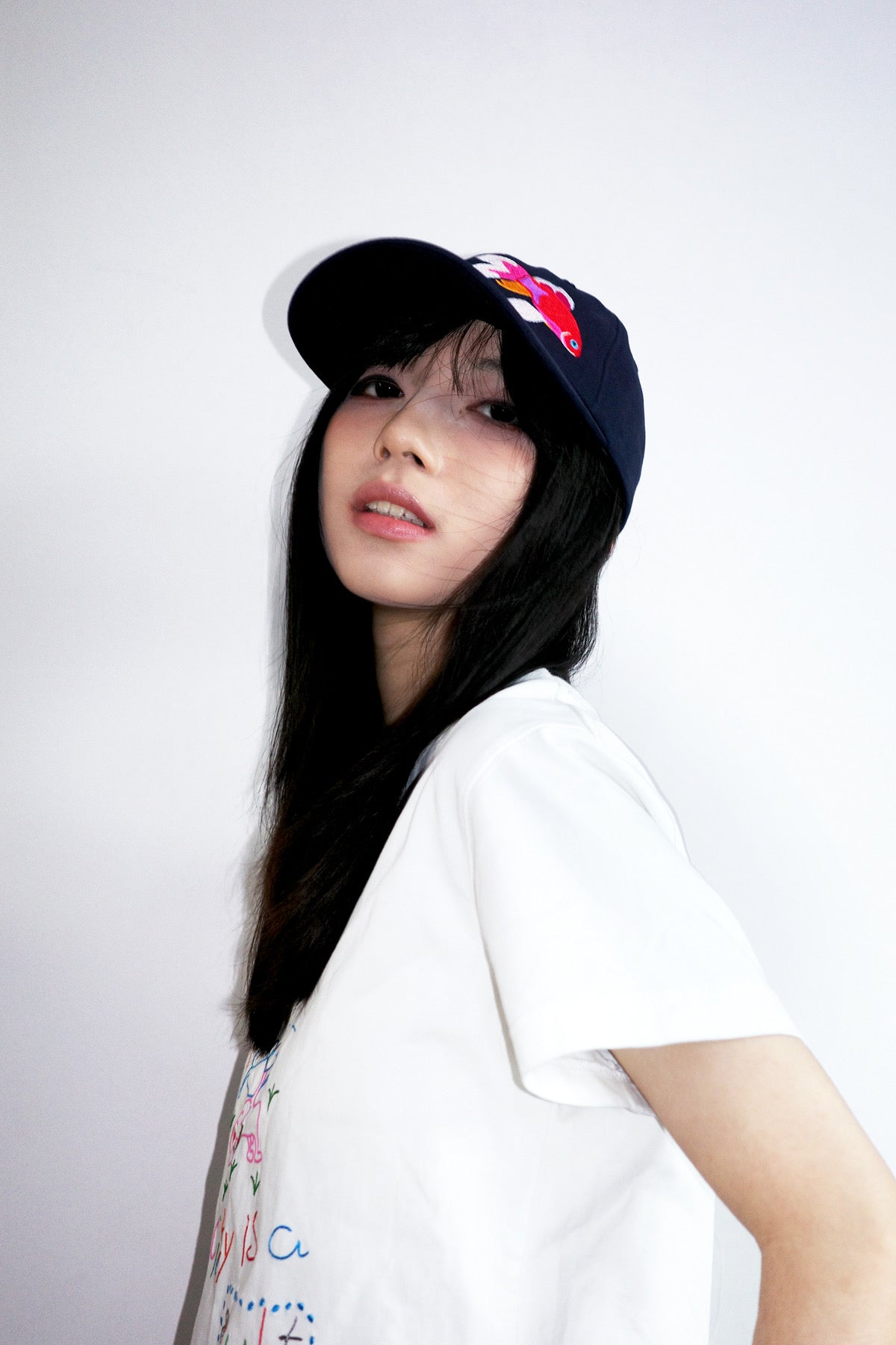 Fleeting Solstice Goldfish Print Baseball Hat