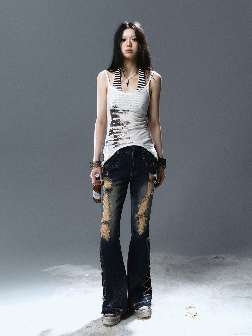 Two layered tank tops