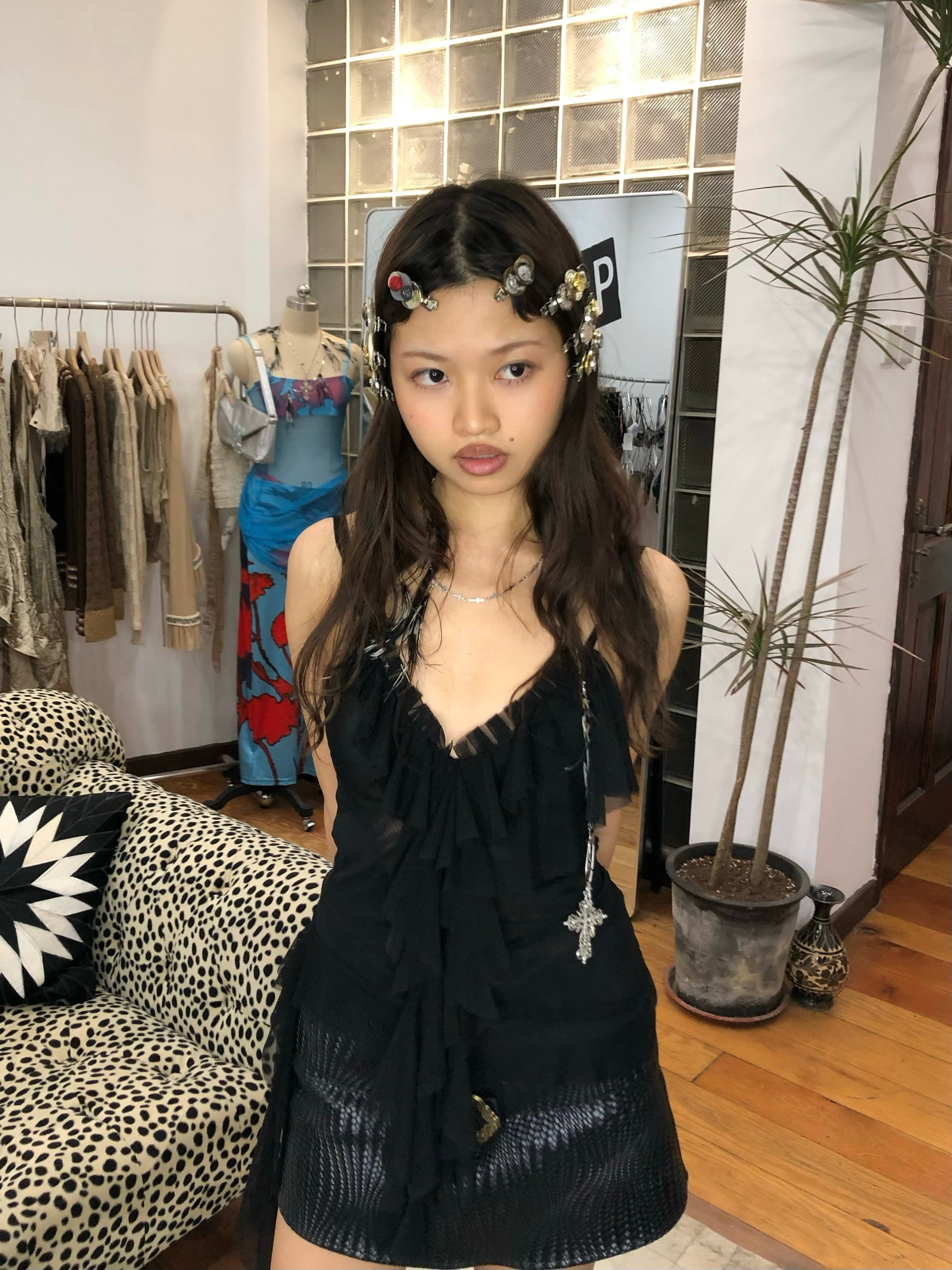 Flowy Ruffle Strap Suspenders