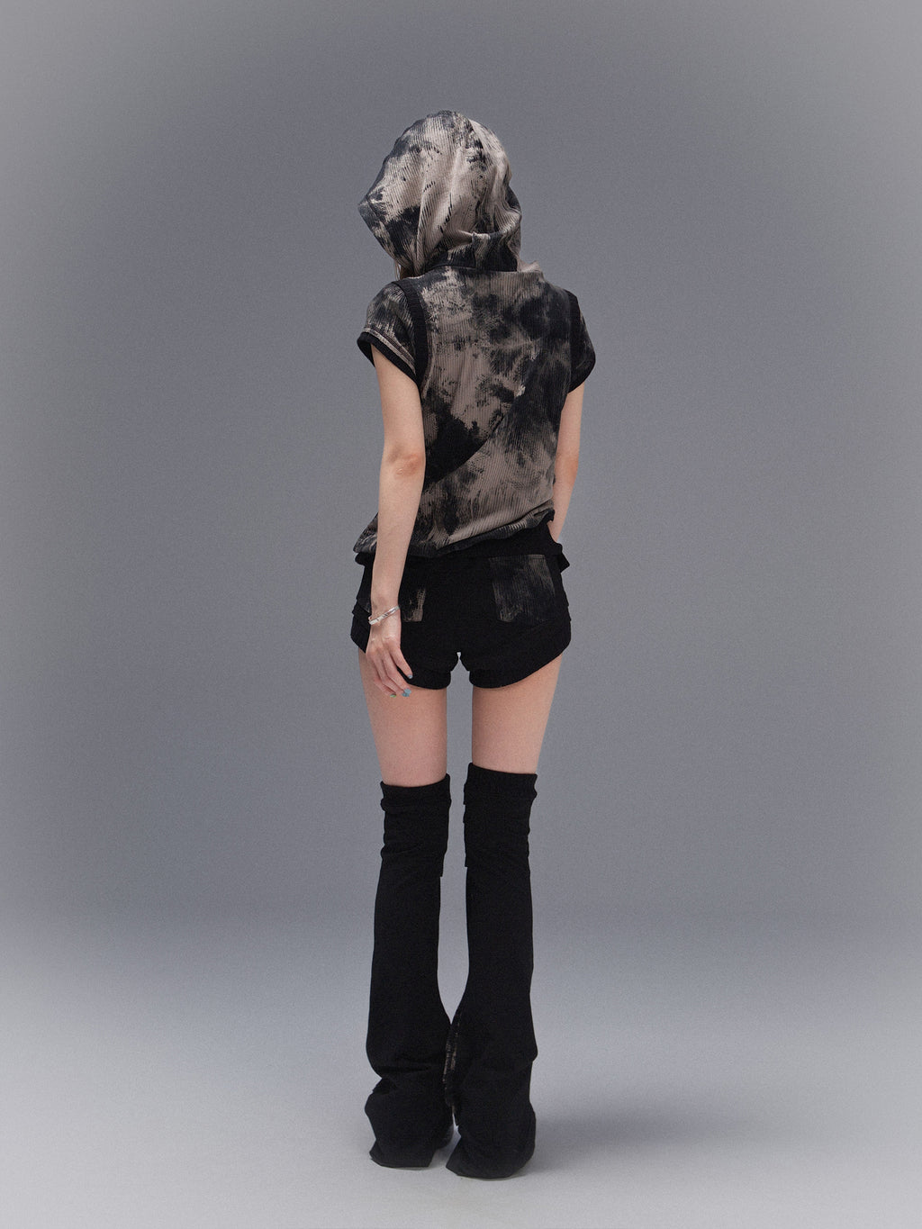 Totem Rhinestone Hooded Vest
