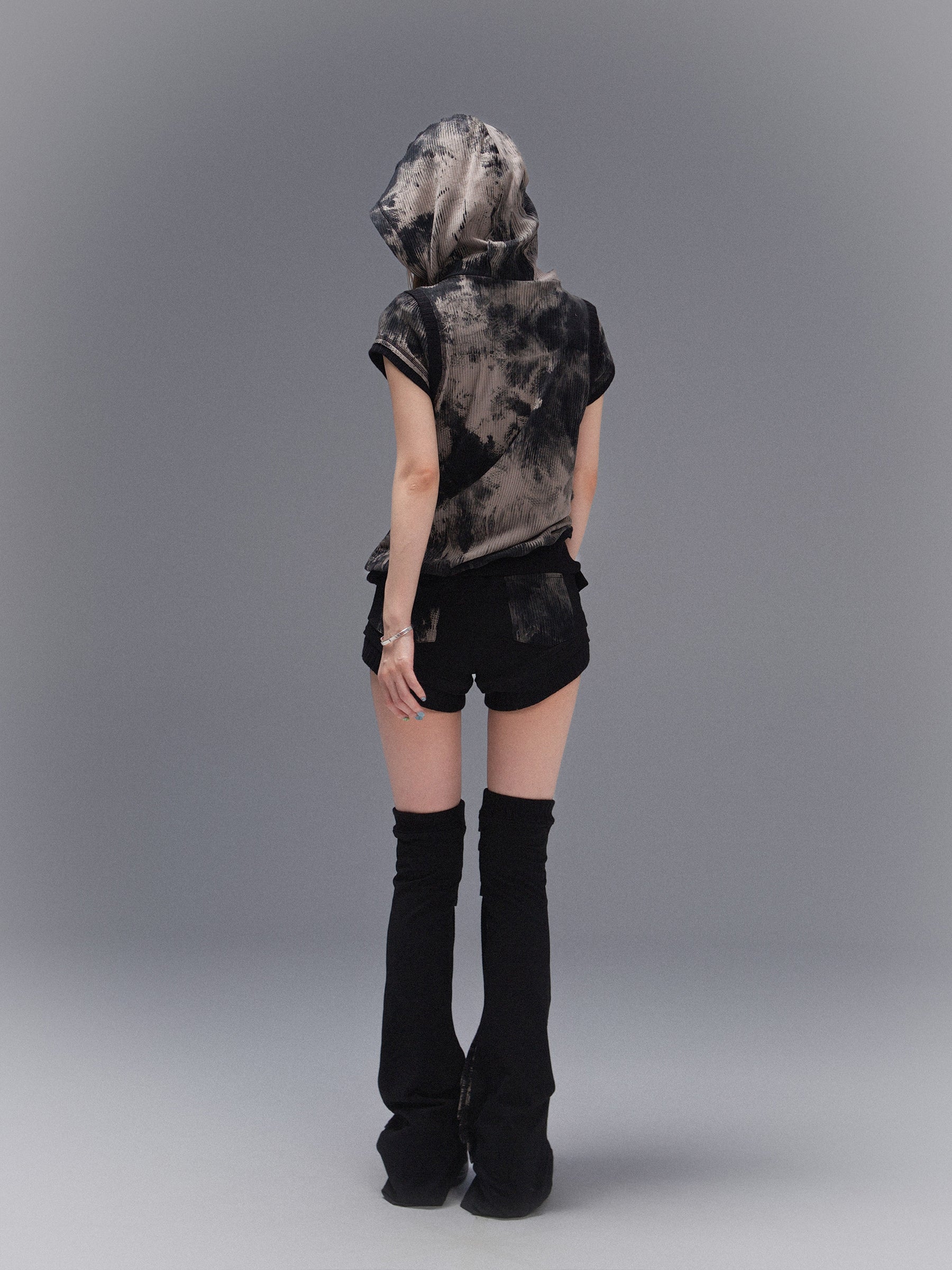 Totem Rhinestone Hooded Vest