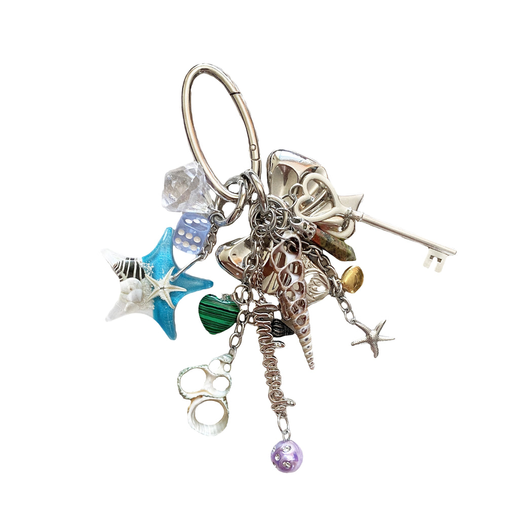 Seashell Keychain Charm