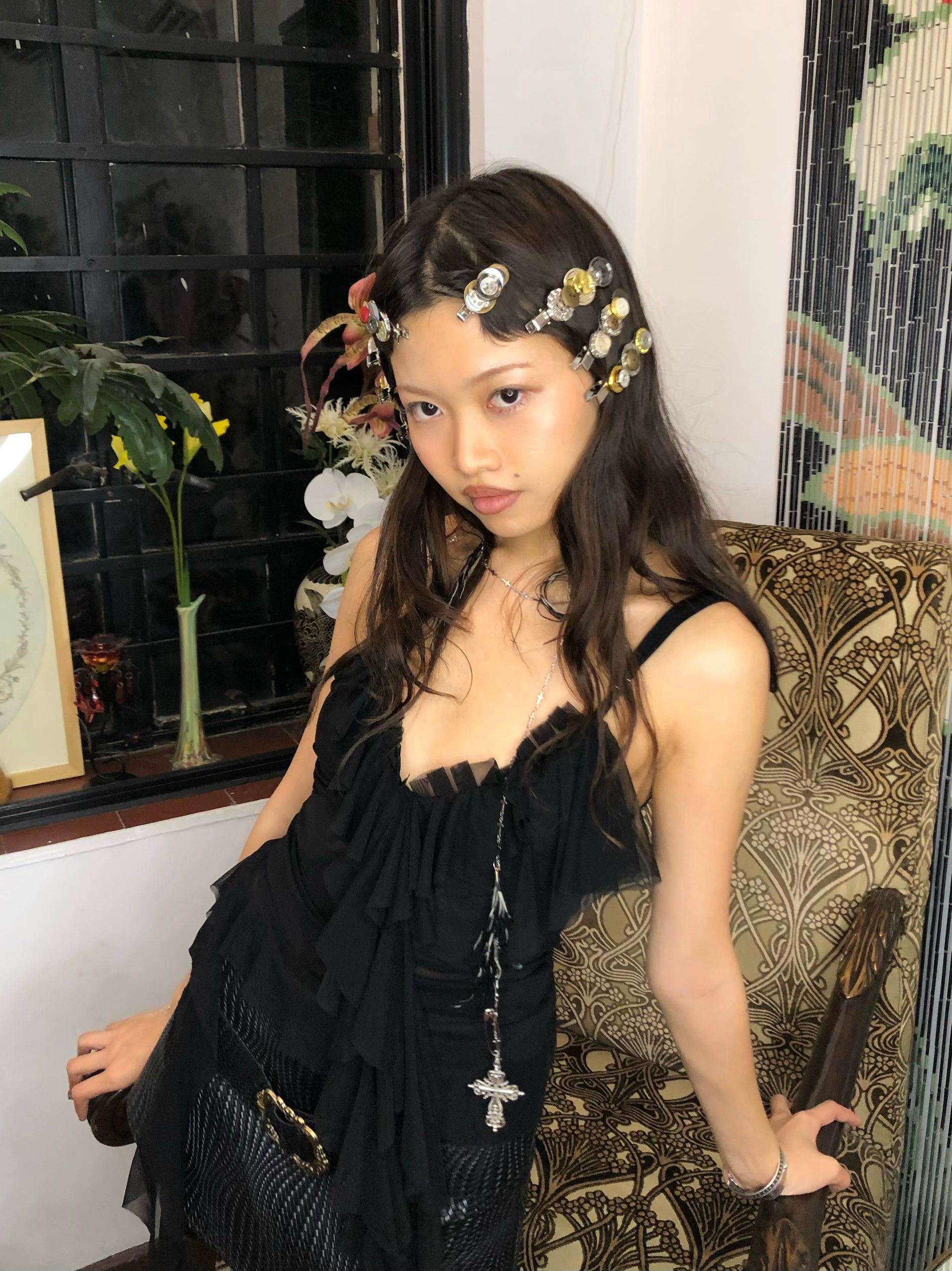 Flowy Ruffle Strap Suspenders