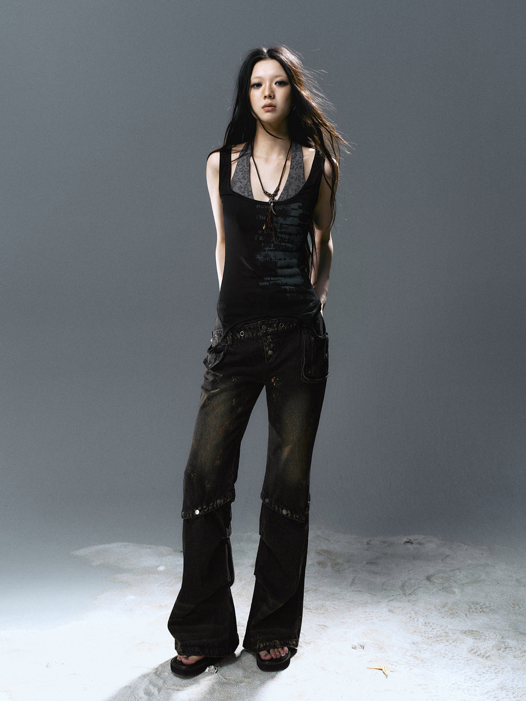 Two layered tank tops