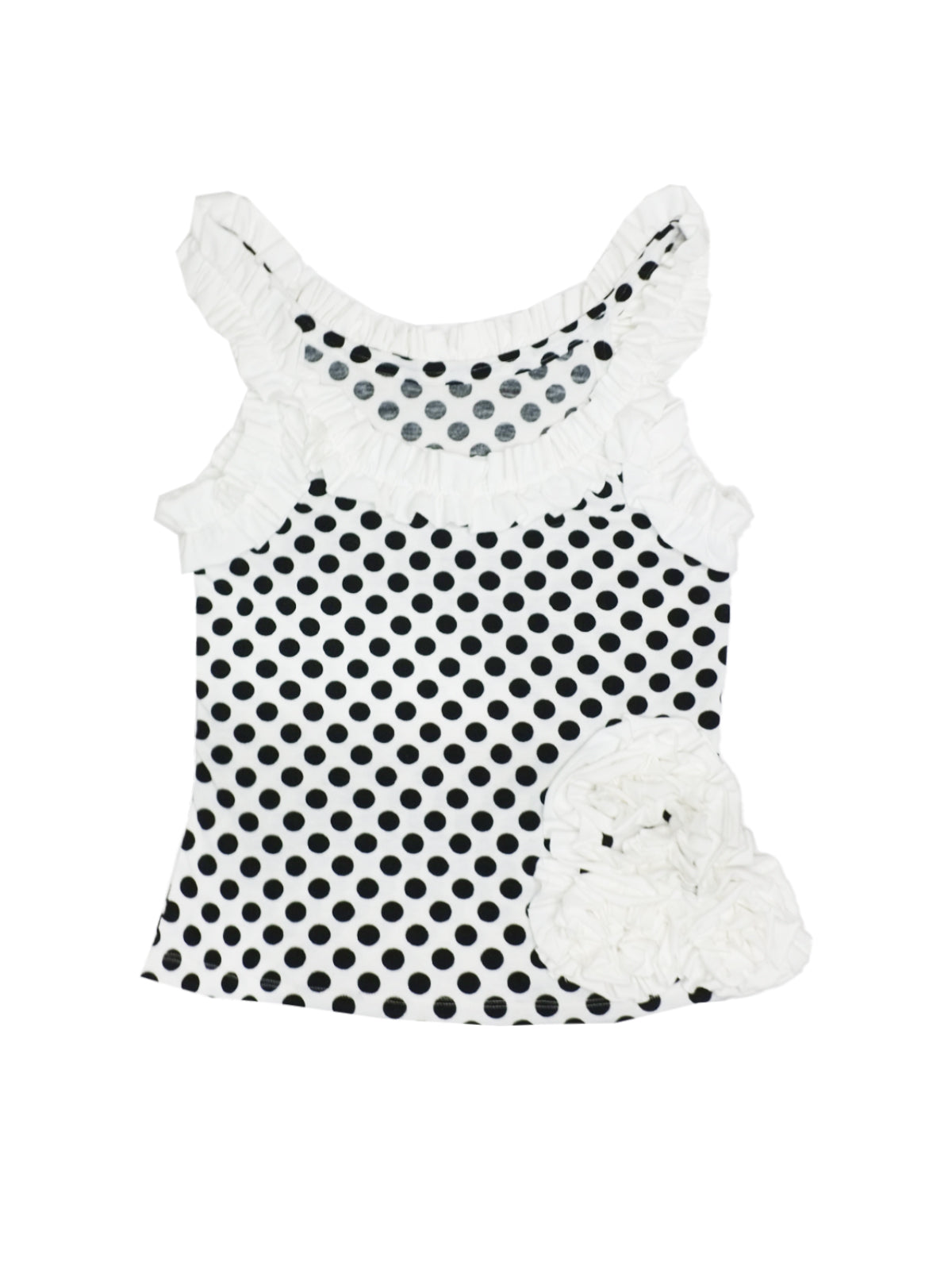 Handmade Dot Lace Flower Camisole