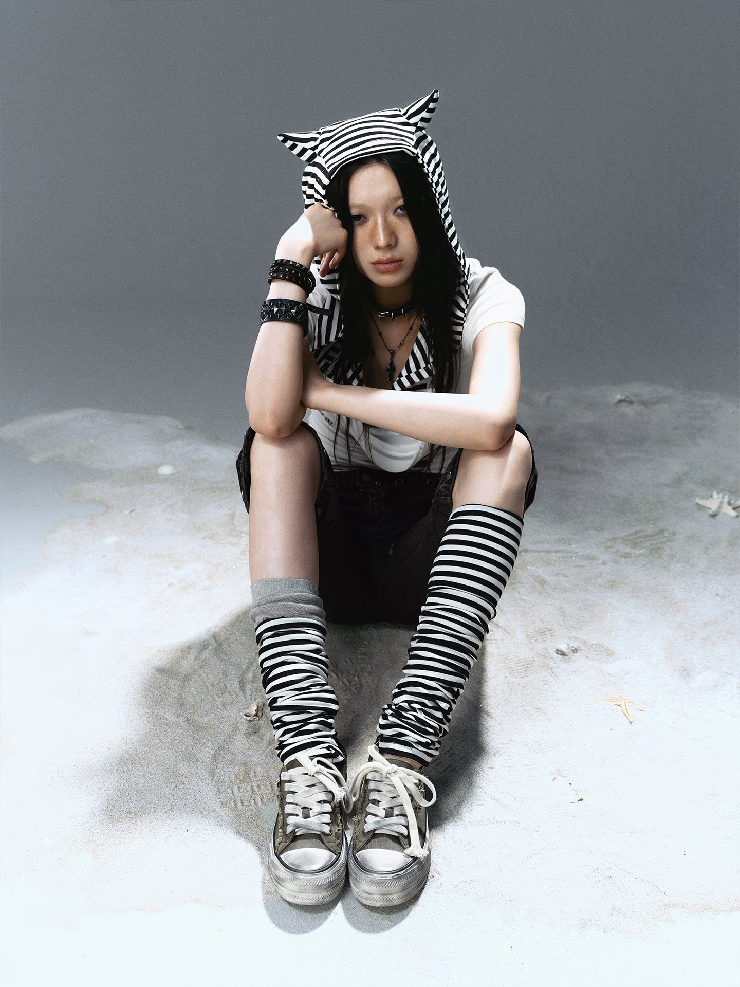 Patchwork Cross Vintage Canvas Sneakers
