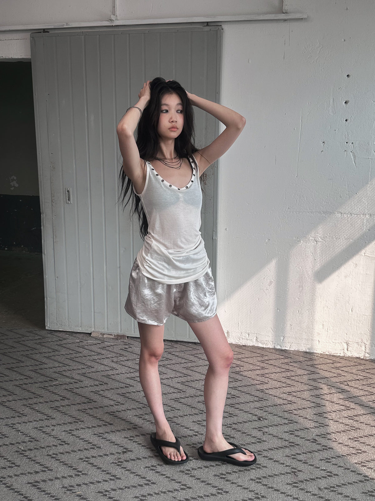 Fitted Wool Tank Top