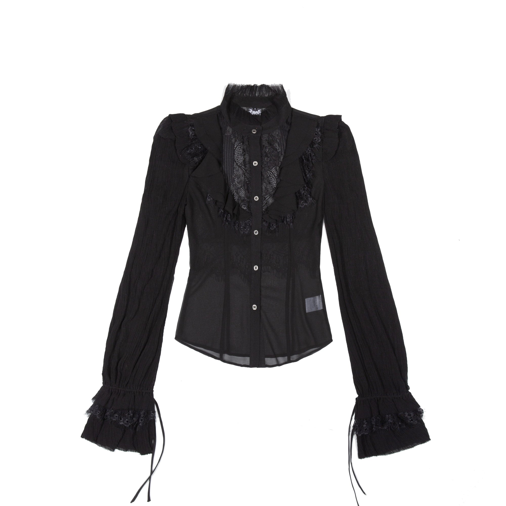 Victorian Sheer Chiffon Blouse