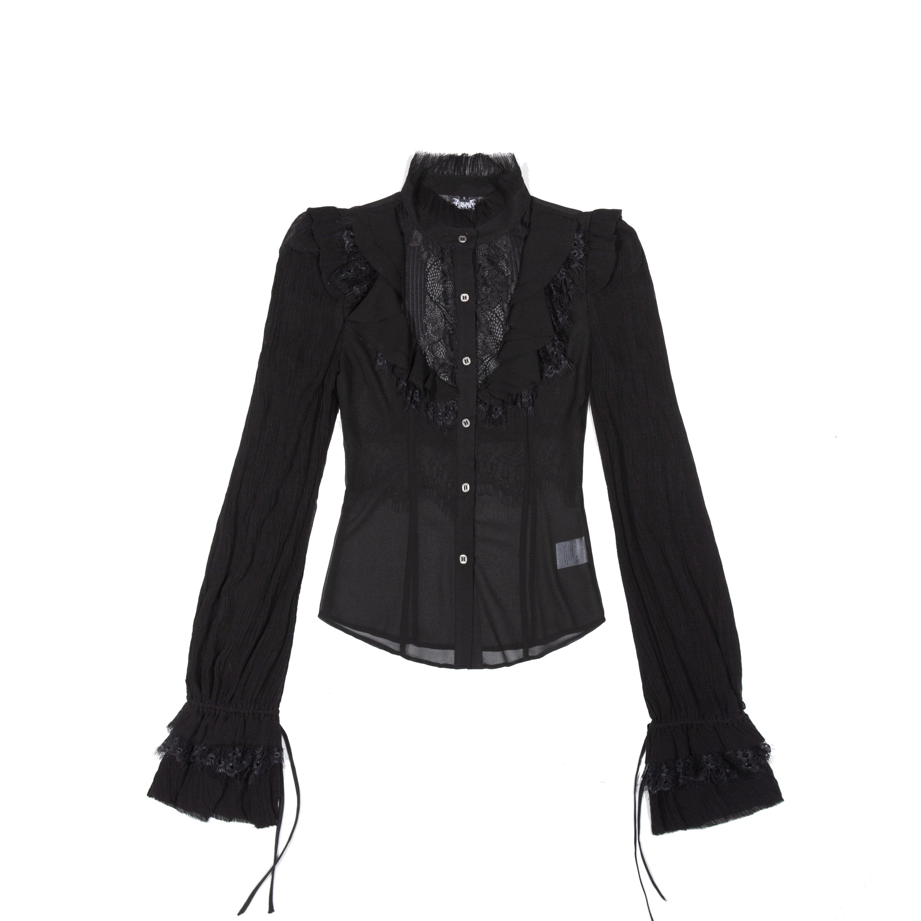 Victorian Sheer Chiffon Blouse