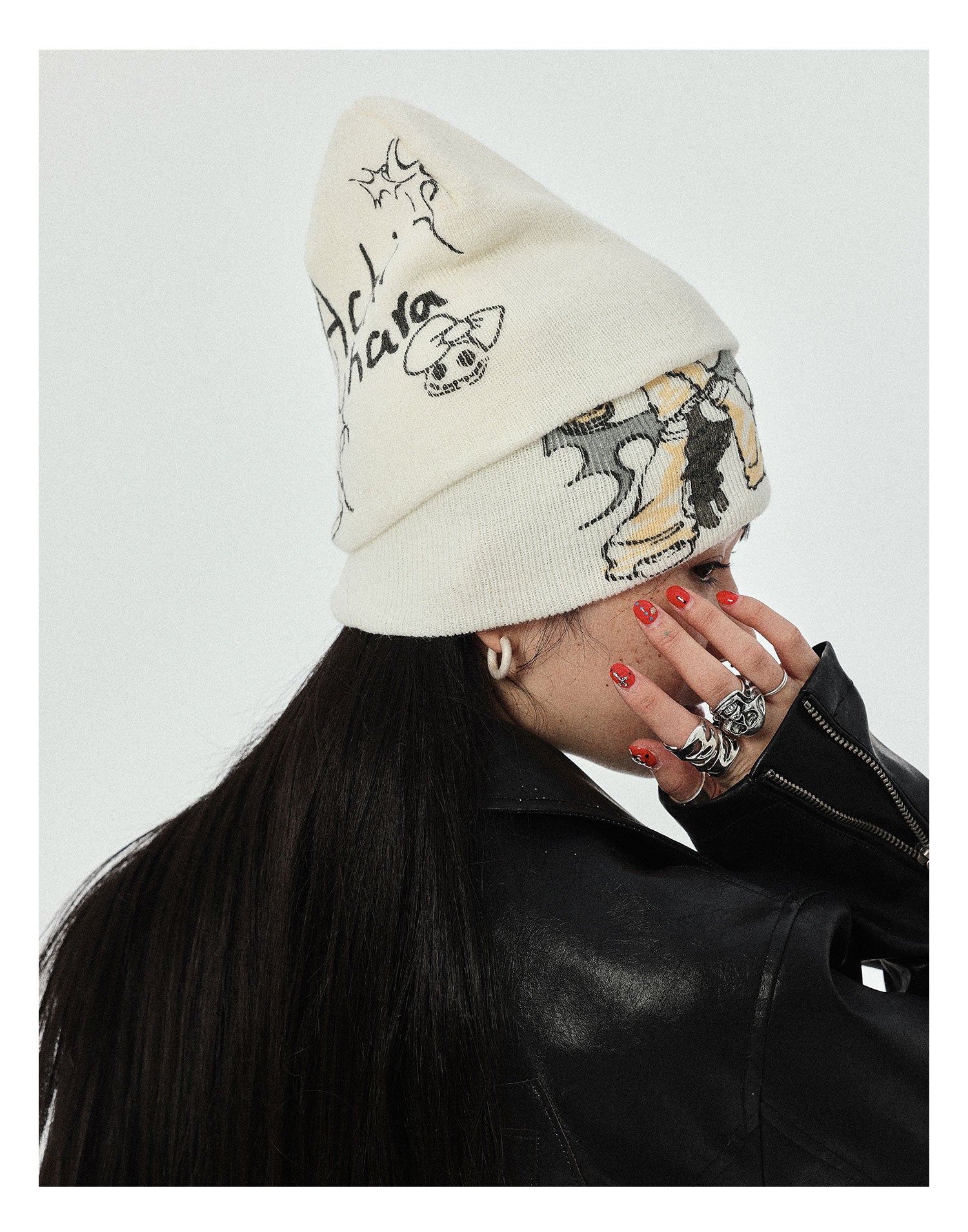 Manga Girl Knit Beanie