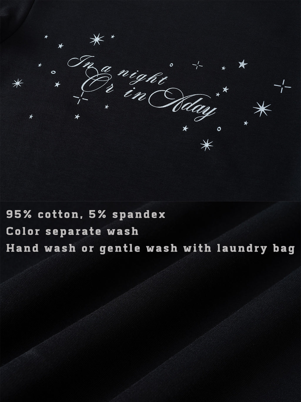 Star print T-shirt