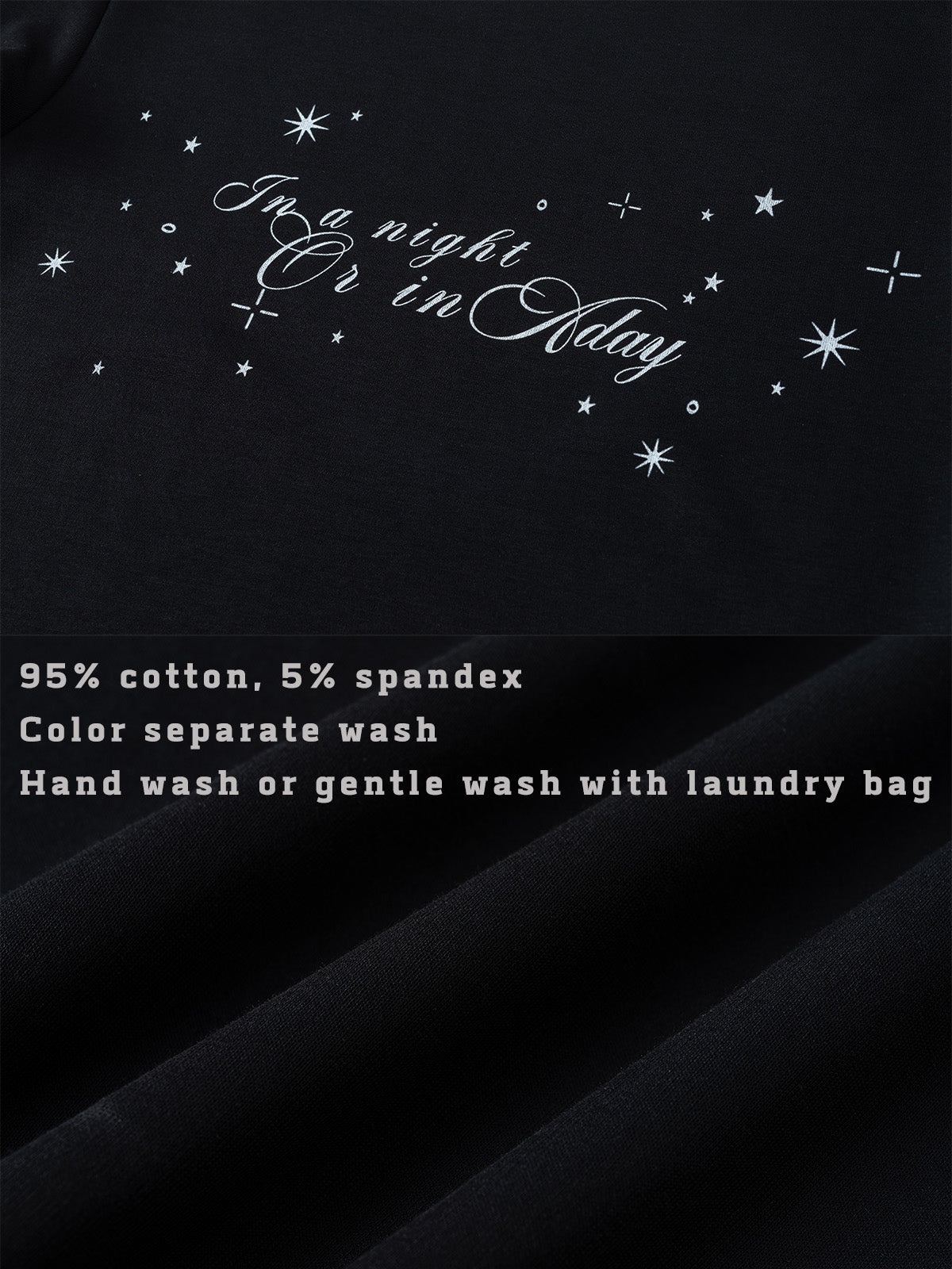 Star print T-shirt