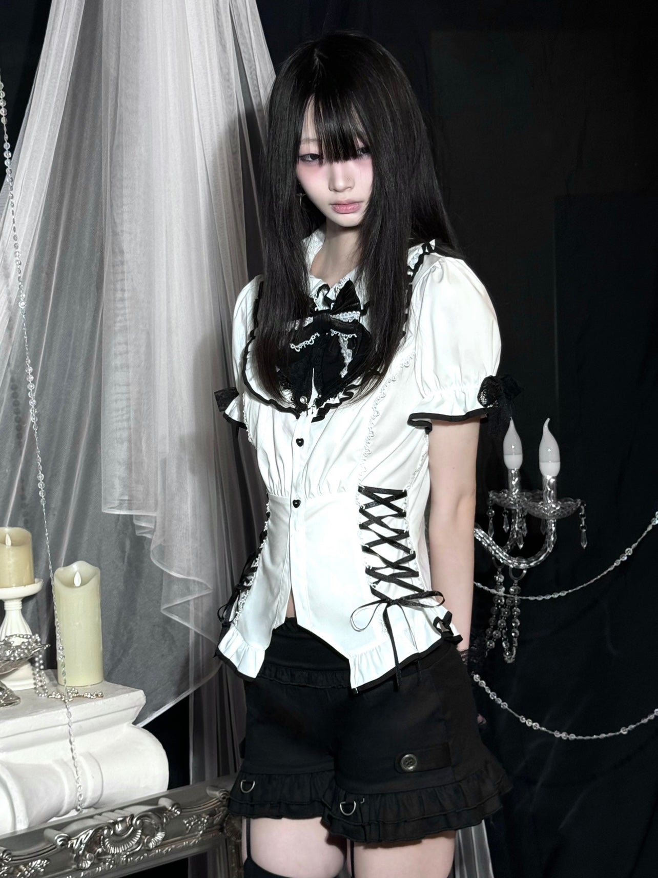 Collision Ribbon Blouse｜Presale