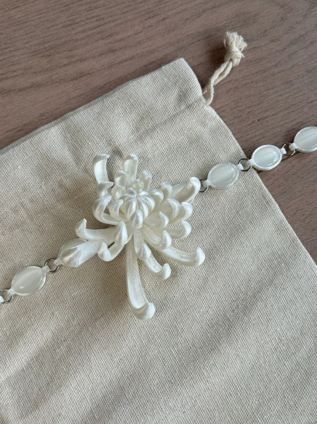Firework Chrysanthemum Chrysoberyl Sterling Silver Chocker