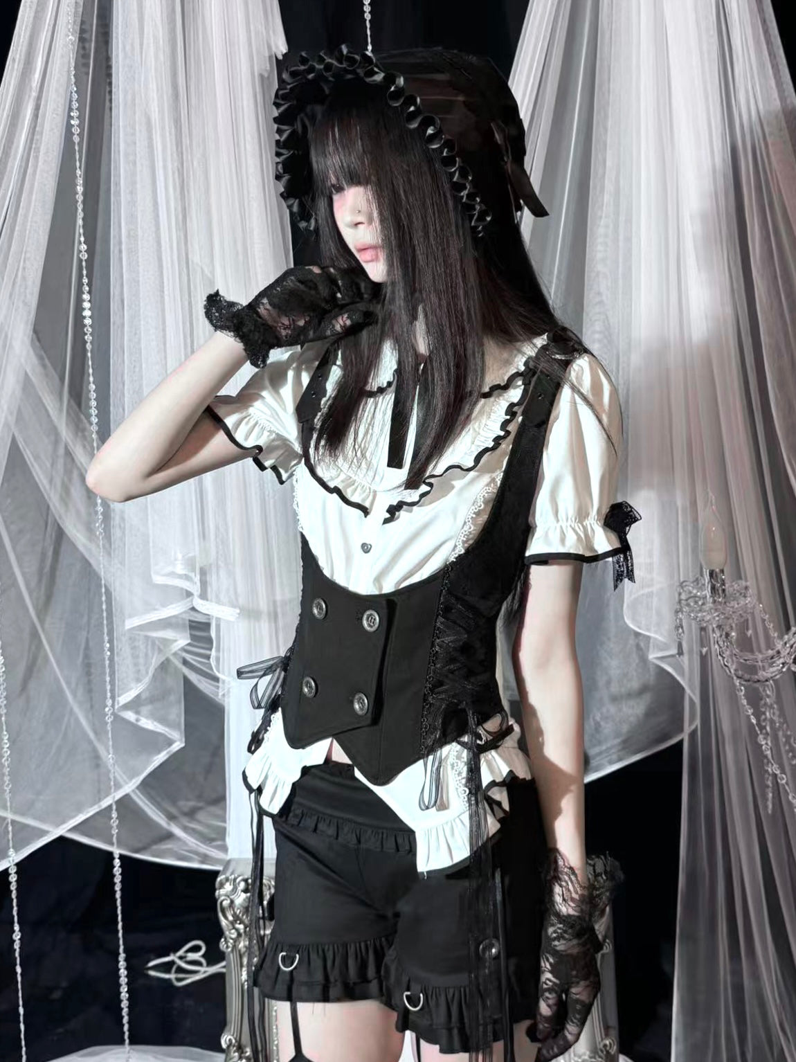 Collision Ribbon Blouse｜Presale