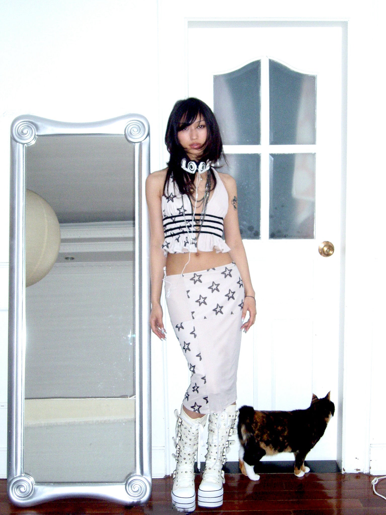 Star Print Vest & Shorts Set