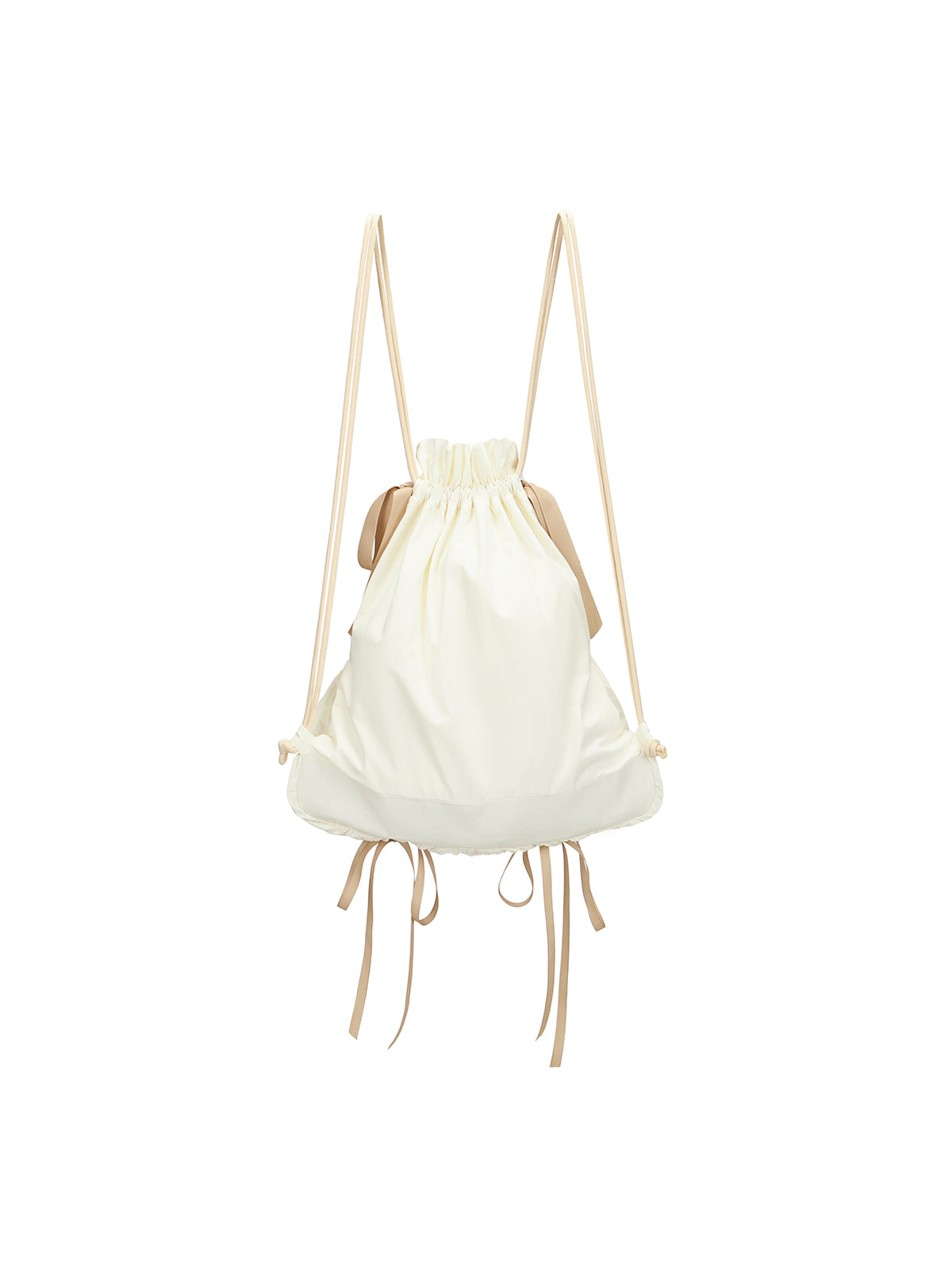 Strappy drawstring bag