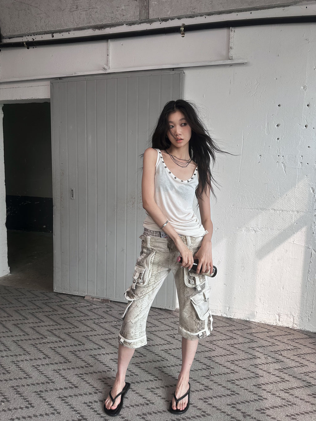 Fitted Wool Tank Top