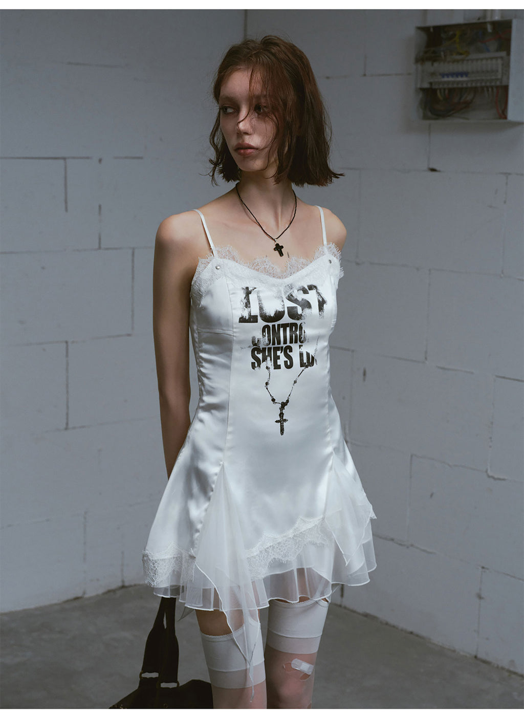Punk Chain Print Dress