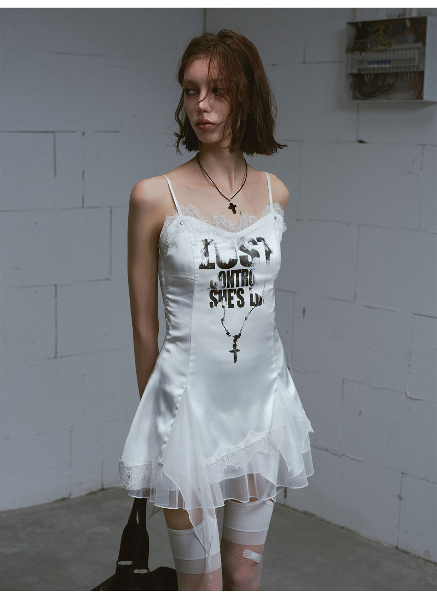Punk Chain Print Dress