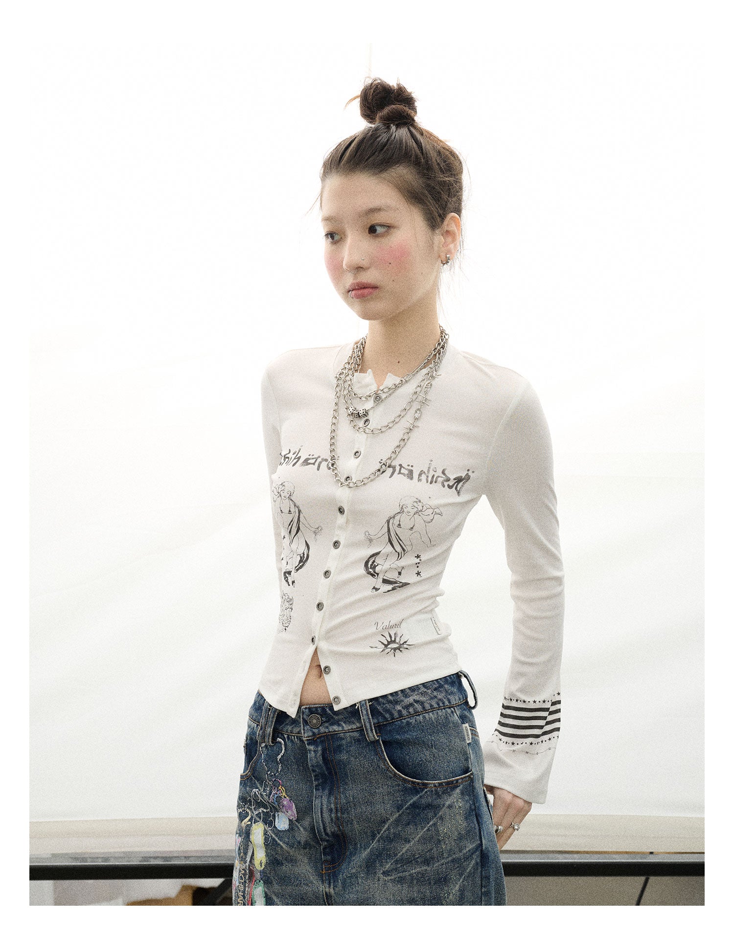 UPF Bell Sleeve Cardigan