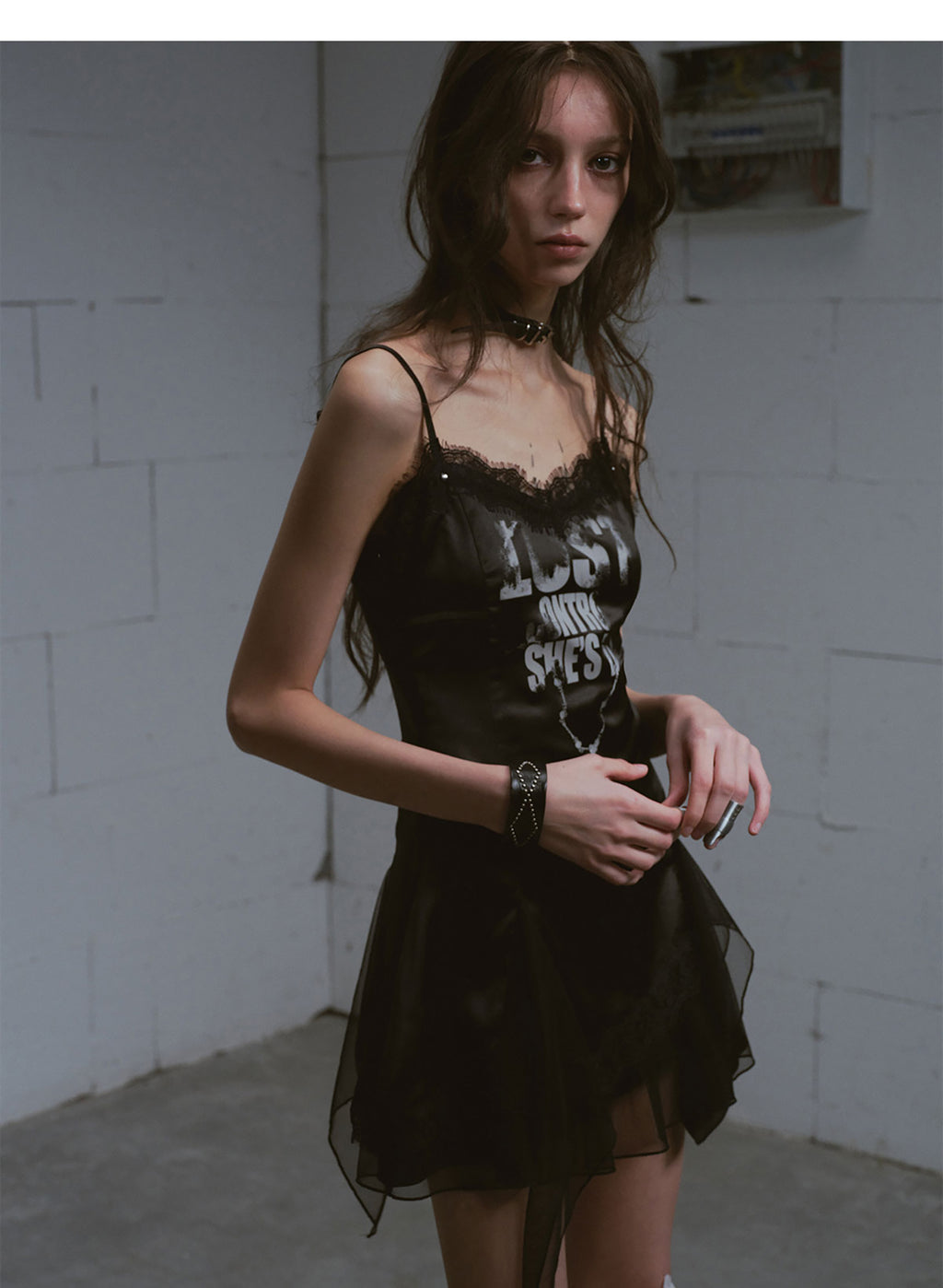 Punk Chain Print Dress