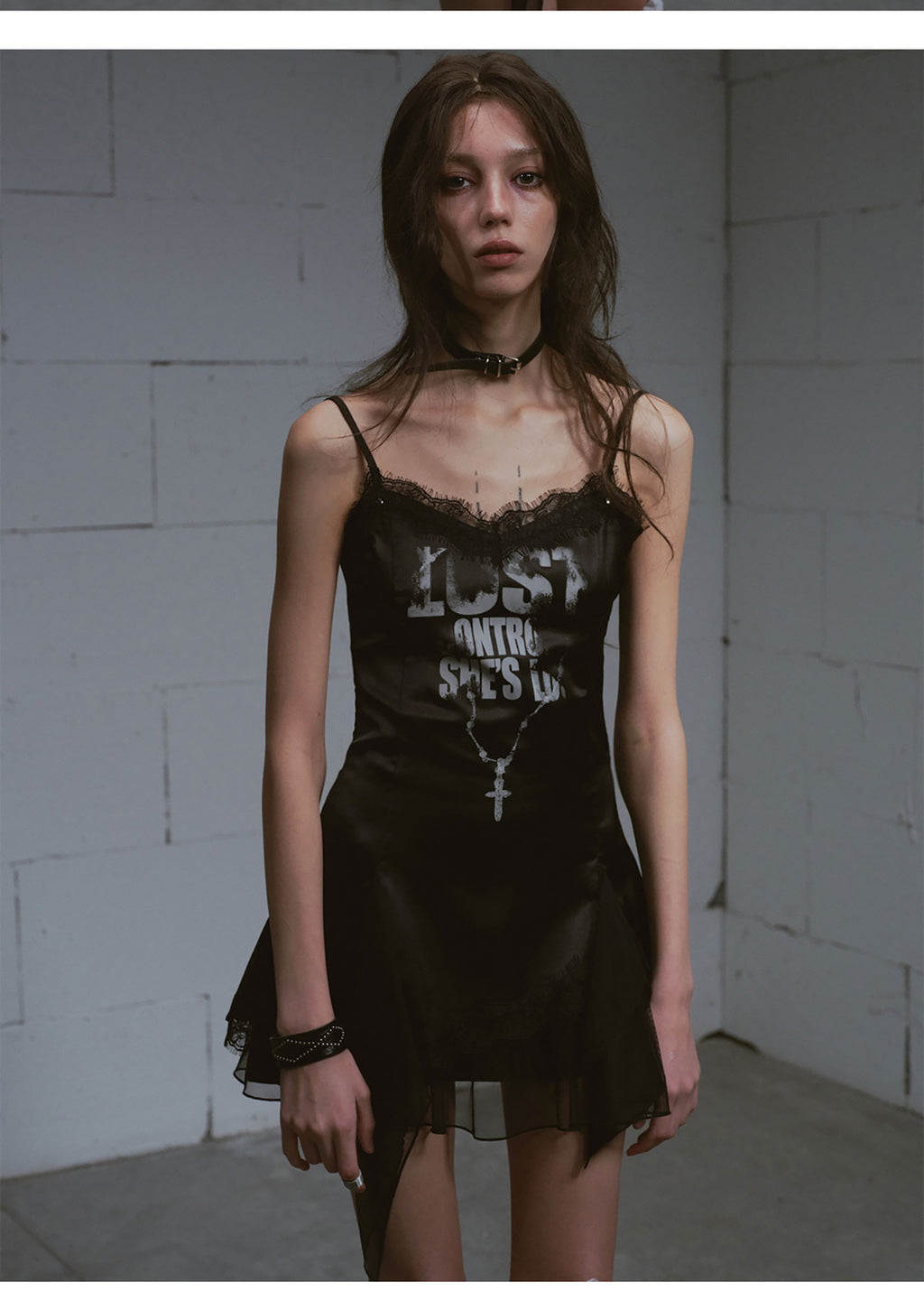 Punk Chain Print Dress