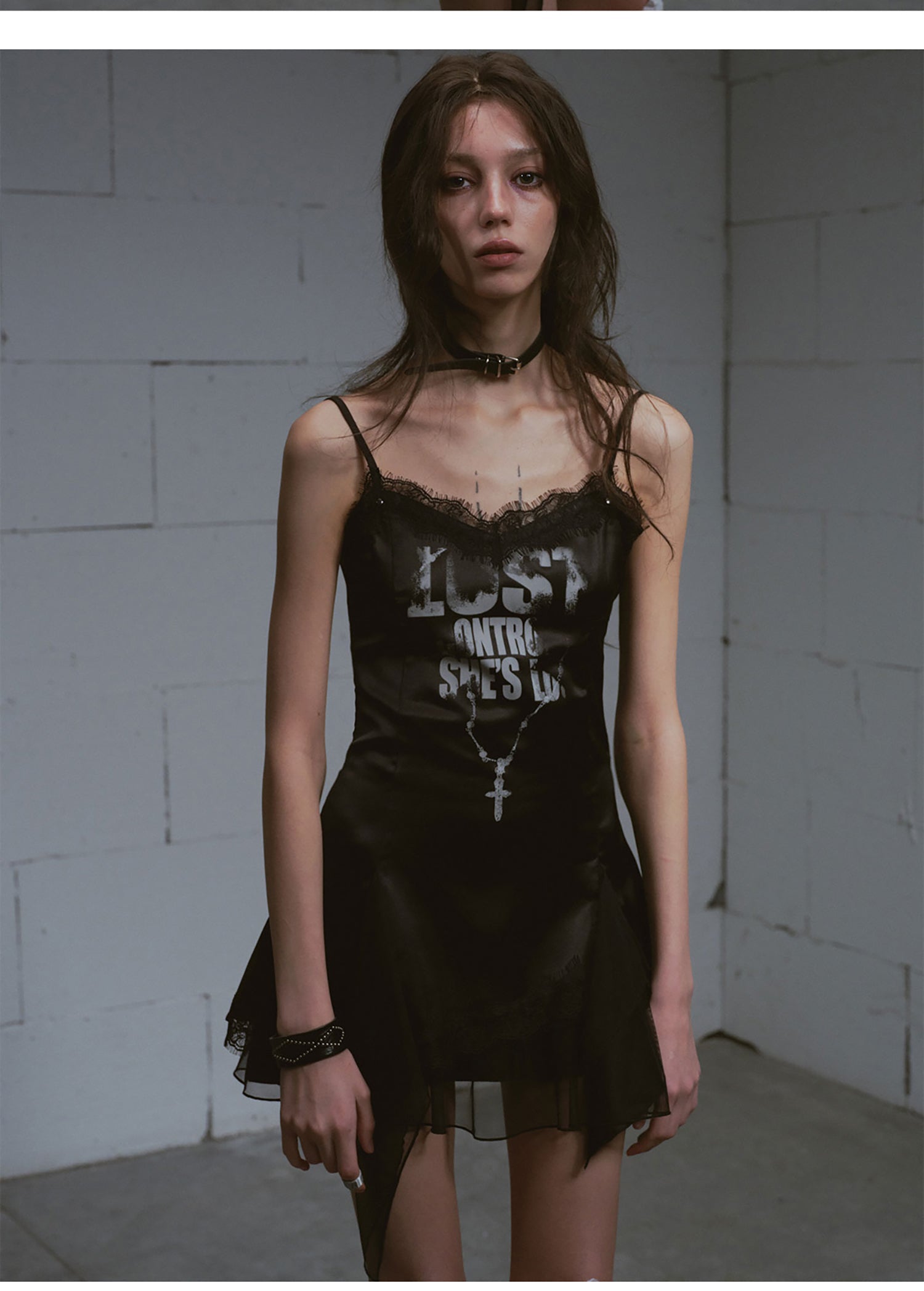 Punk Chain Print Dress