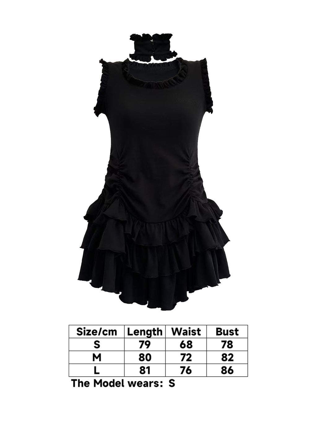 Lace vest dress