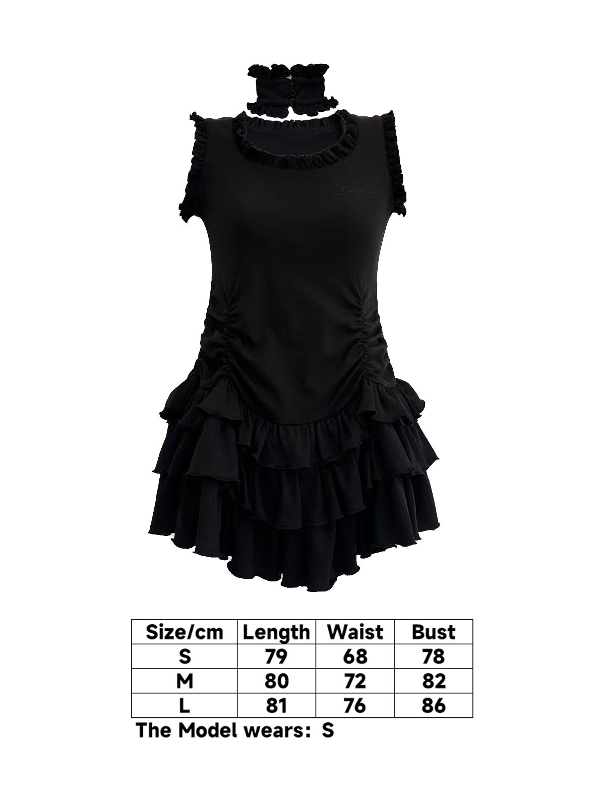 Lace vest dress