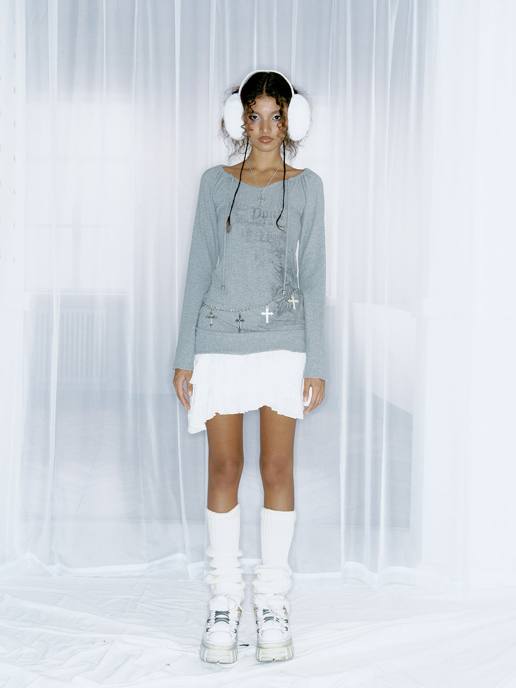 Grey Street Print T-shirt