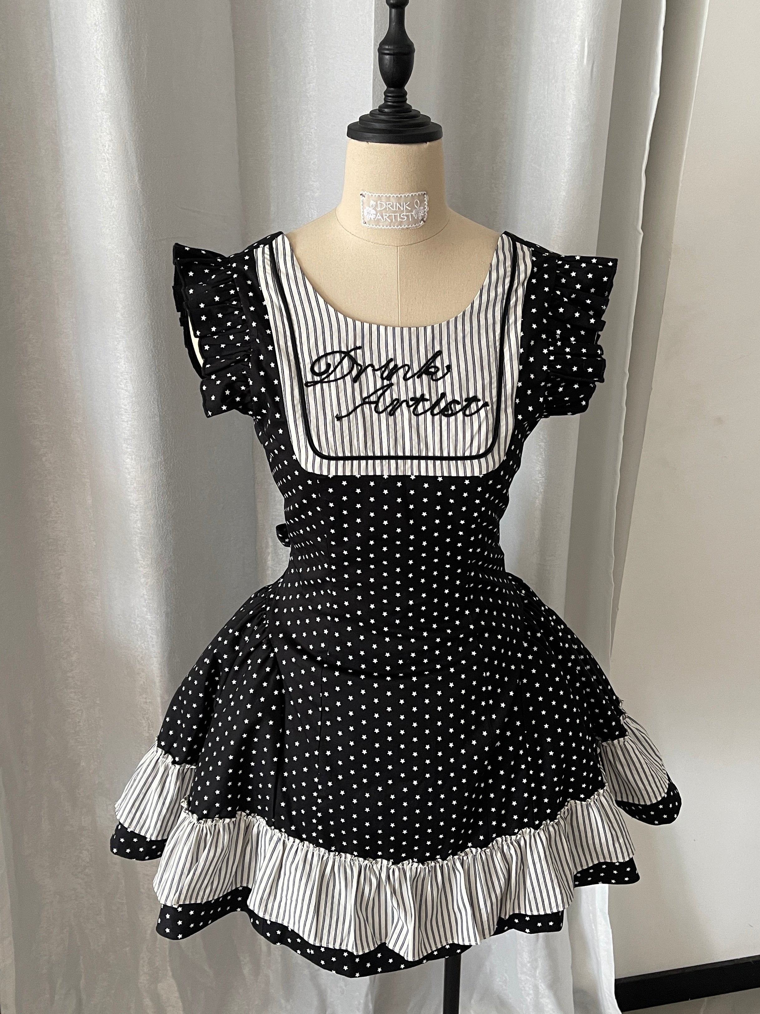 Star & Polka Dot Maxi Sundress