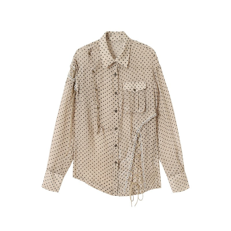 Sheer Chiffon Oversized Sun Protection Shirt