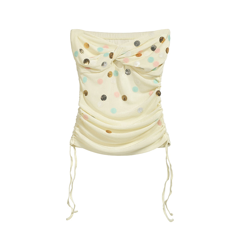 Designer Sequin Bandeau Top