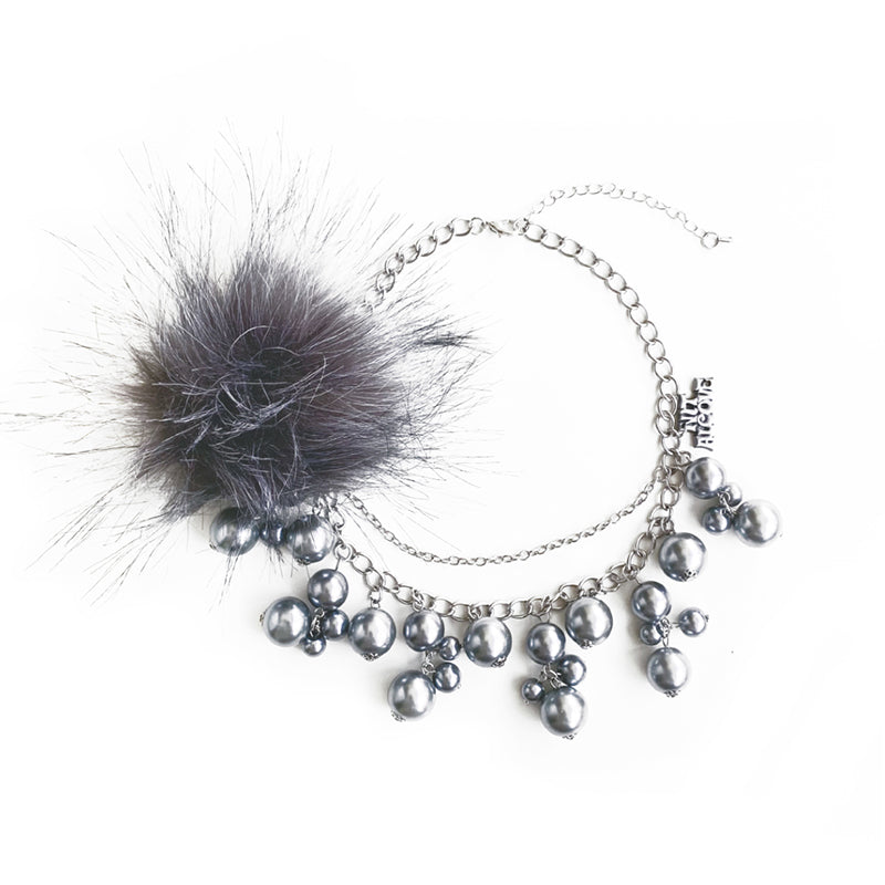 Handmade Beaded Layered Chain Necklace