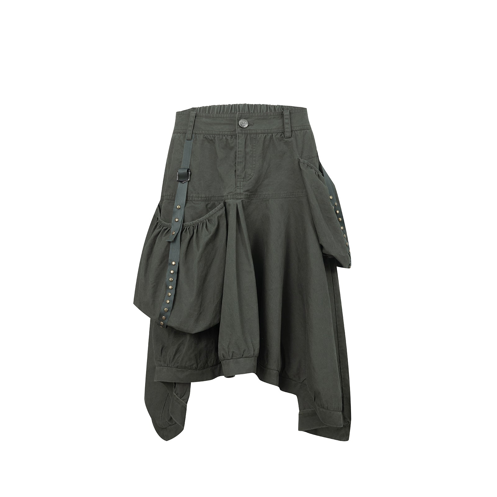 Cargo Pocket Midi Skirt