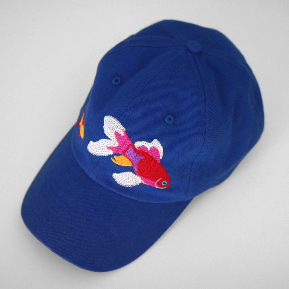 Fleeting Solstice Goldfish Print Baseball Hat