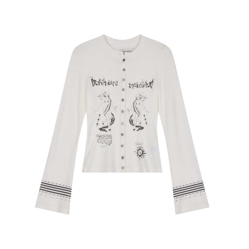UPF Bell Sleeve Cardigan